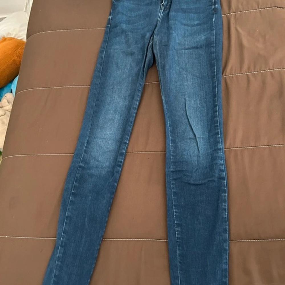 Stradivarius Deep Blue Skinny Jeans